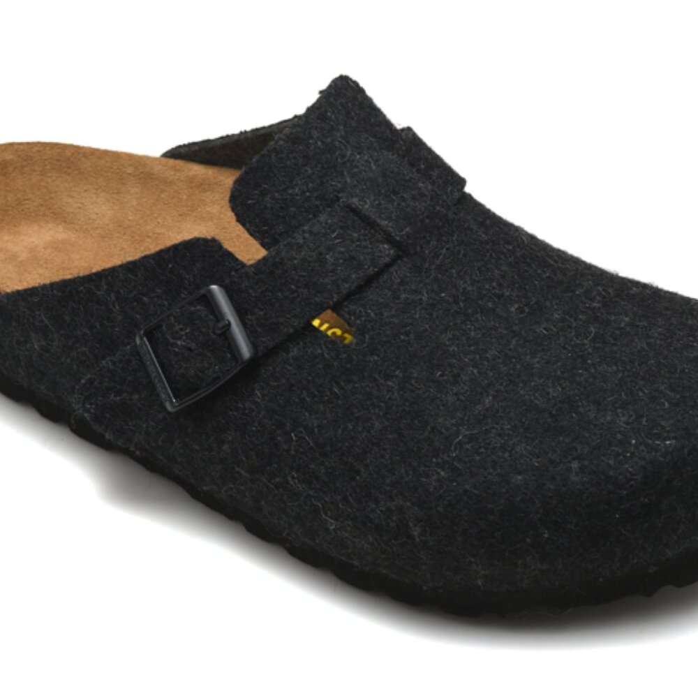 Birkenstock Boston Suede Leather Narrow Soft Footbed Clog